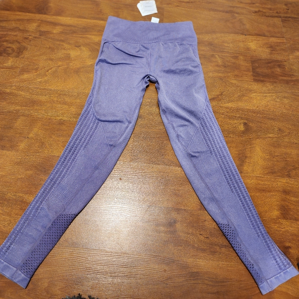 New Fabletics  Leggings Athletic Washed Violetta Sync Seamless High-Waisted 7/8 - Picture 10 of 12